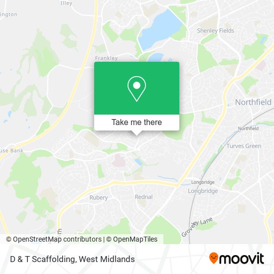 D & T Scaffolding map