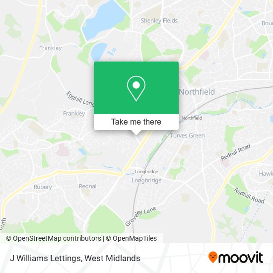 J Williams Lettings map