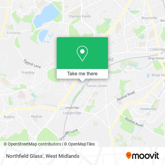 Northfield Glass' map