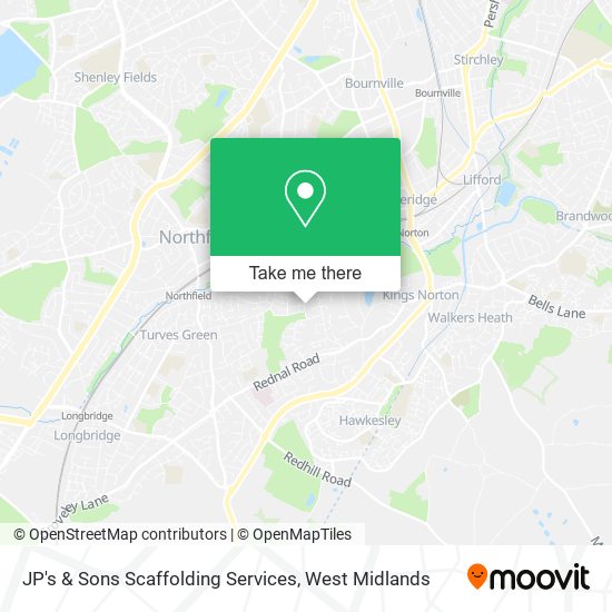 JP's & Sons Scaffolding Services map