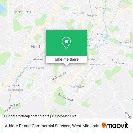 Athlete Pr and Commercial Services map