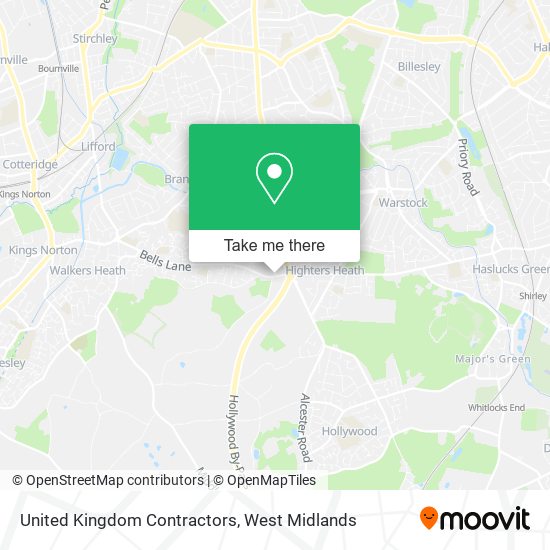 United Kingdom Contractors map