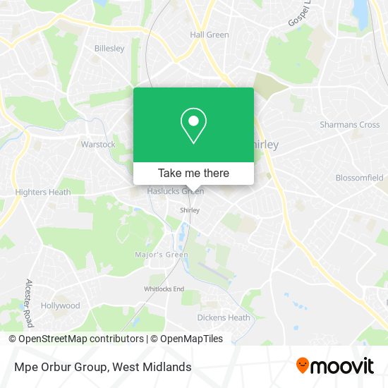Mpe Orbur Group map
