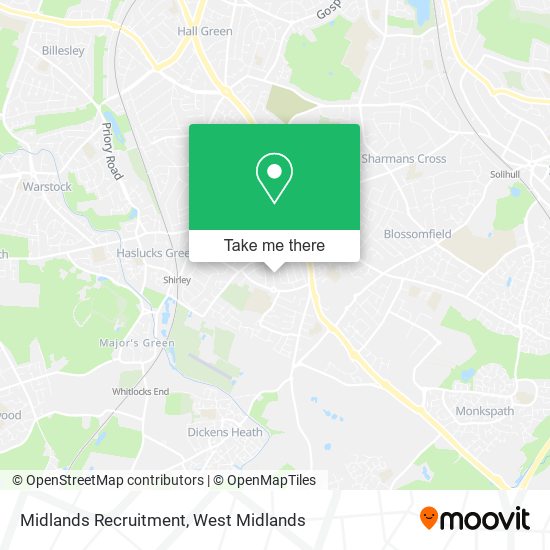 Midlands Recruitment map