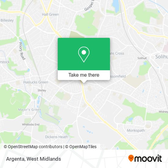 Argenta map