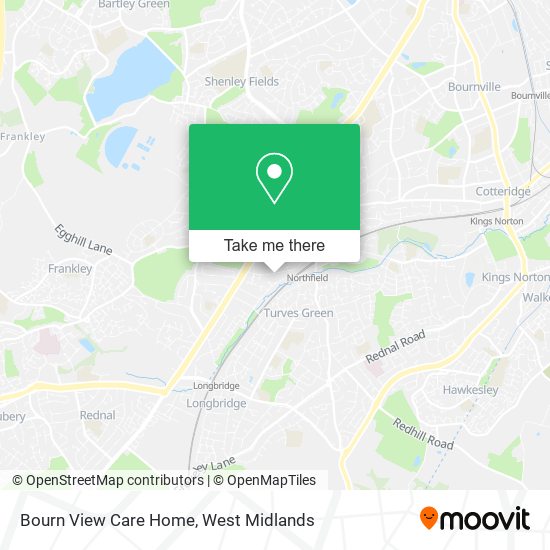 Bourn View Care Home map