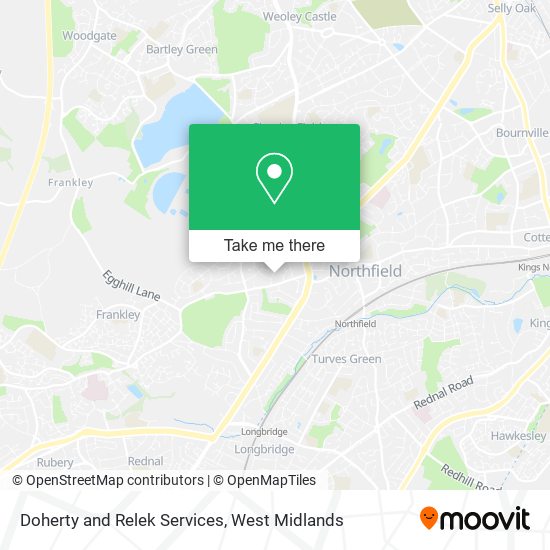 Doherty and Relek Services map