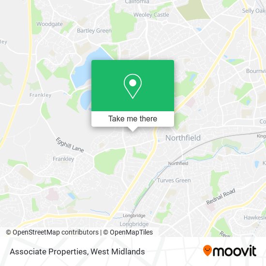 Associate Properties map
