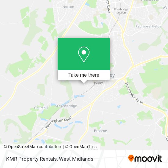 KMR Property Rentals map