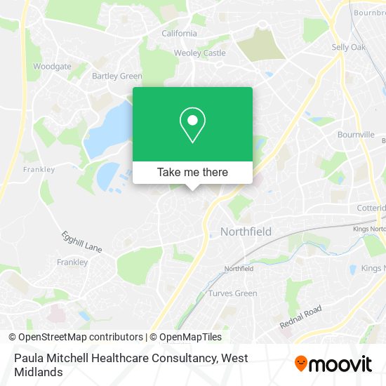 Paula Mitchell Healthcare Consultancy map