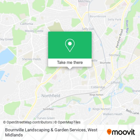 Bournville Landscaping & Garden Services map