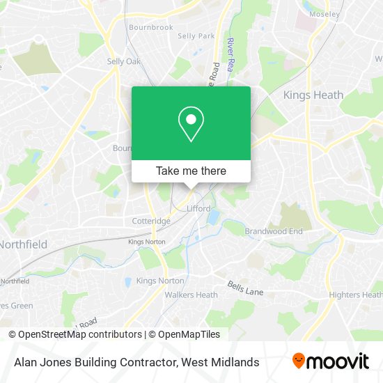 Alan Jones Building Contractor map
