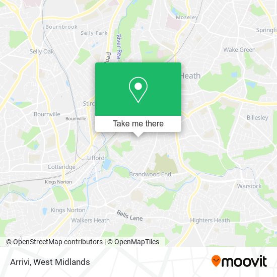 Arrivi map