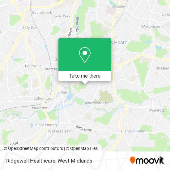 Ridgewell Healthcare map