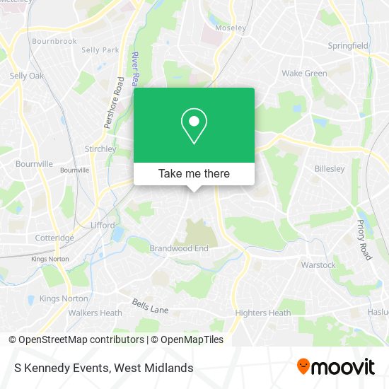 S Kennedy Events map