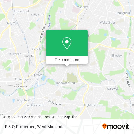 R & Q Properties map