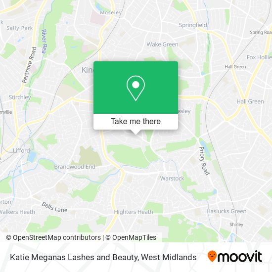 Katie Meganas Lashes and Beauty map