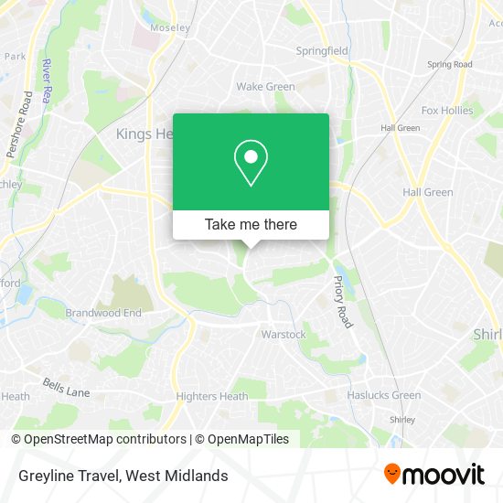 Greyline Travel map