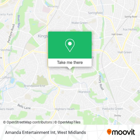 Amanda Entertainment Int map