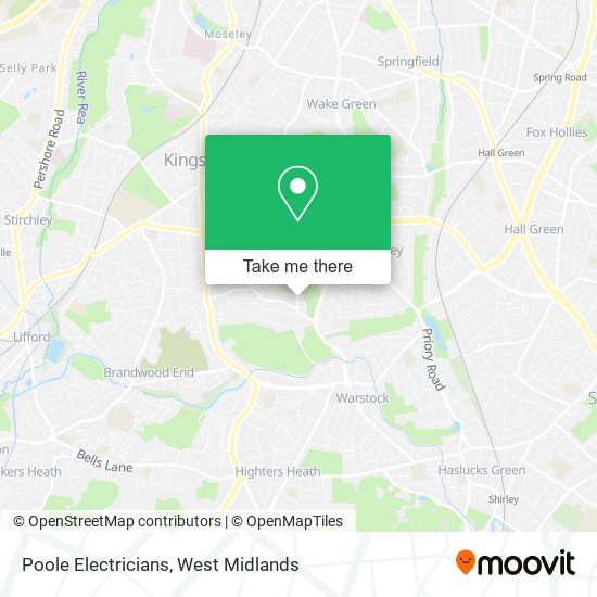 Poole Electricians map