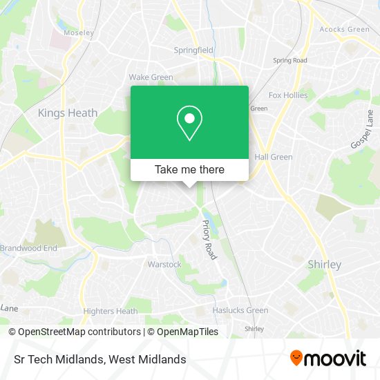 Sr Tech Midlands map