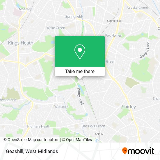 Geashill map