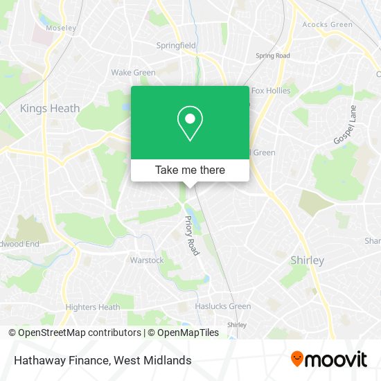 Hathaway Finance map
