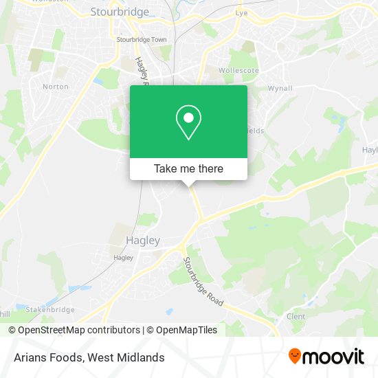 Arians Foods map