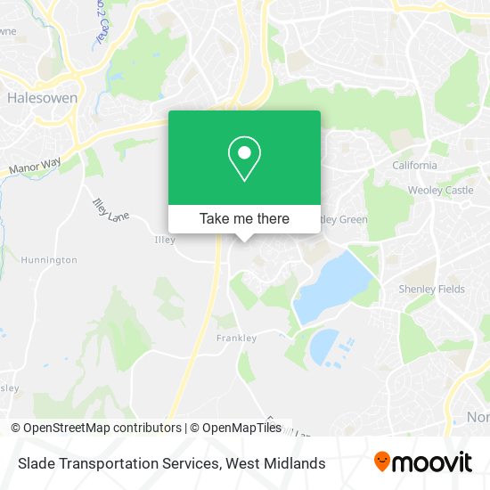 Slade Transportation Services map