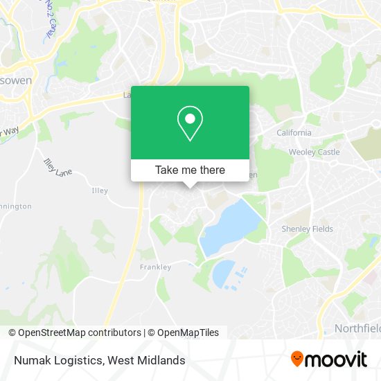 Numak Logistics map
