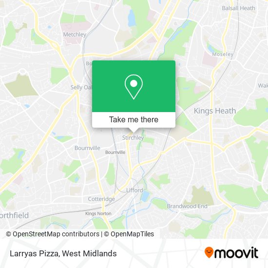 Larryas Pizza map