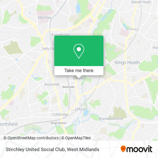 Stirchley United Social Club map