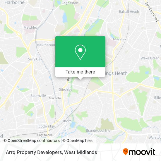Arrq Property Developers map
