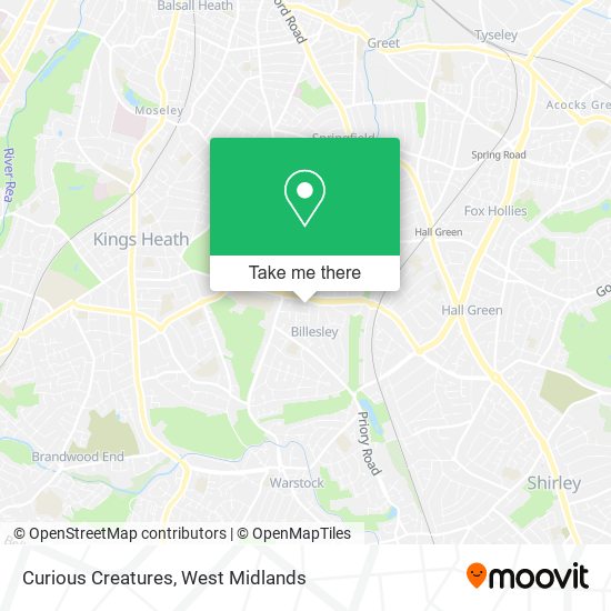 Curious Creatures map