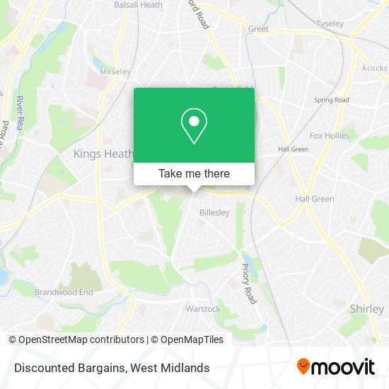Discounted Bargains map