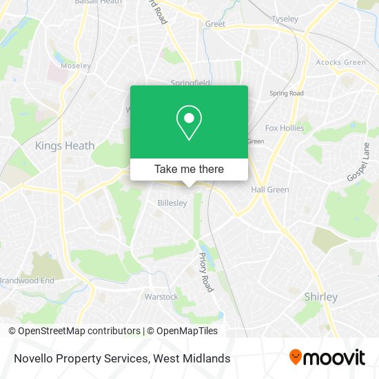 Novello Property Services map