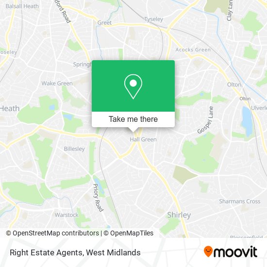 Right Estate Agents map