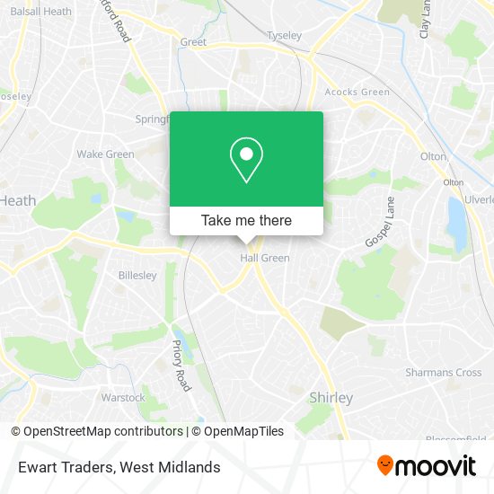Ewart Traders map