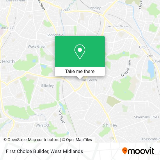 First Choice Builder map