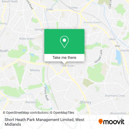 Short Heath Park Management Limited map