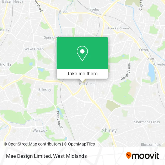 Mae Design Limited map