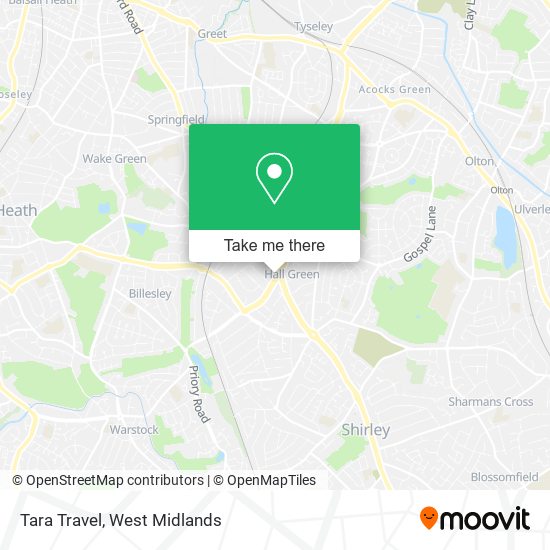 Tara Travel map