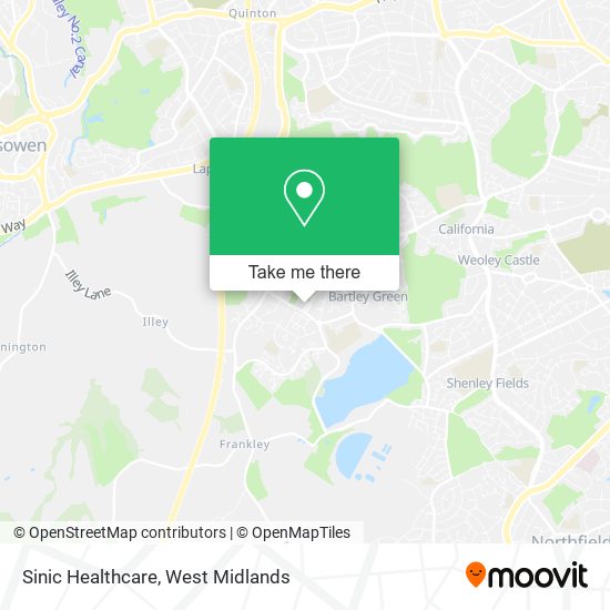 Sinic Healthcare map