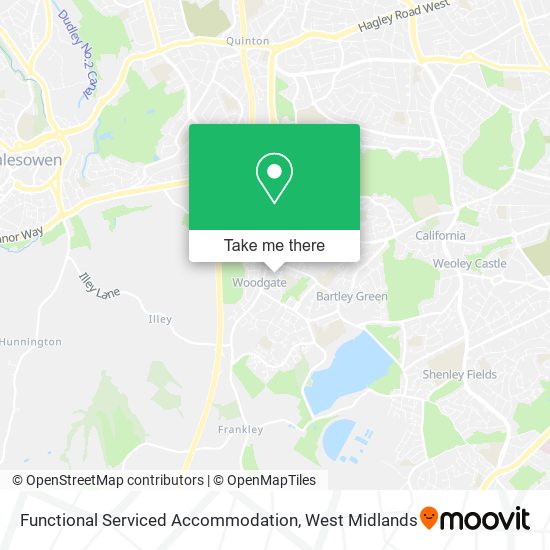 Functional Serviced Accommodation map