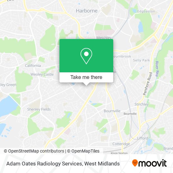 Adam Oates Radiology Services map