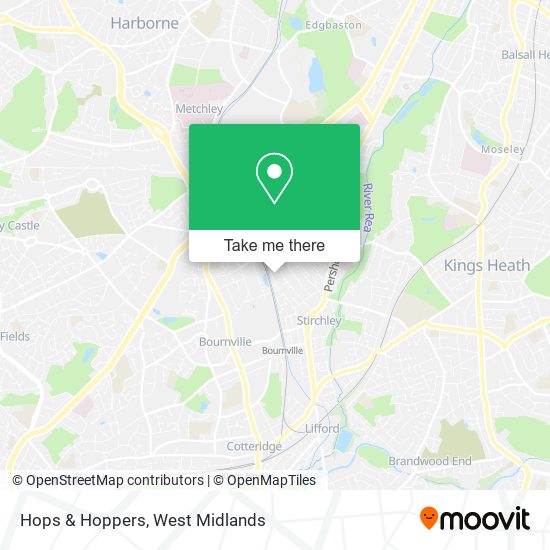 Hops & Hoppers map