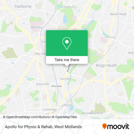 Apollo for Physio & Rehab map