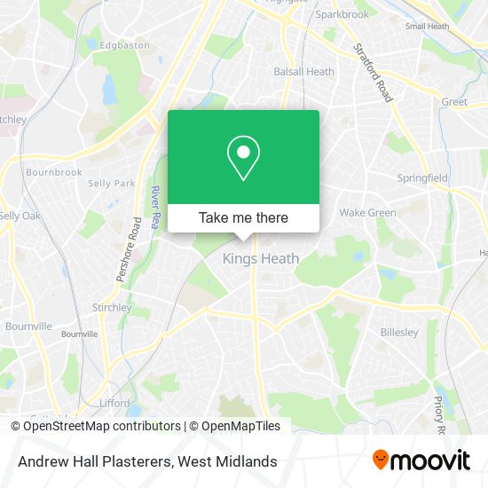 Andrew Hall Plasterers map
