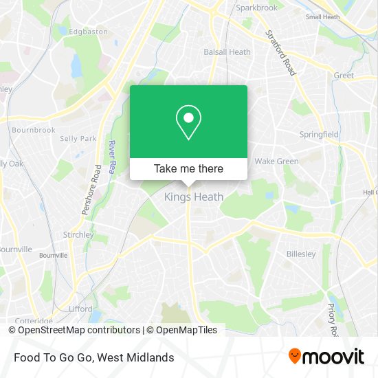 Food To Go Go map
