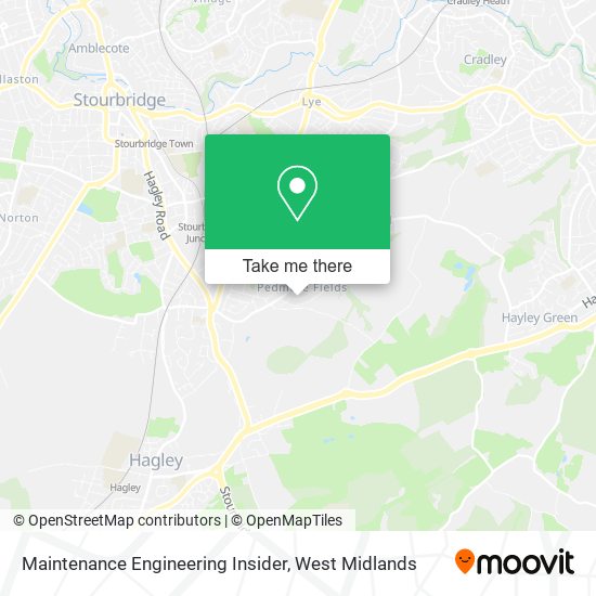 Maintenance Engineering Insider map